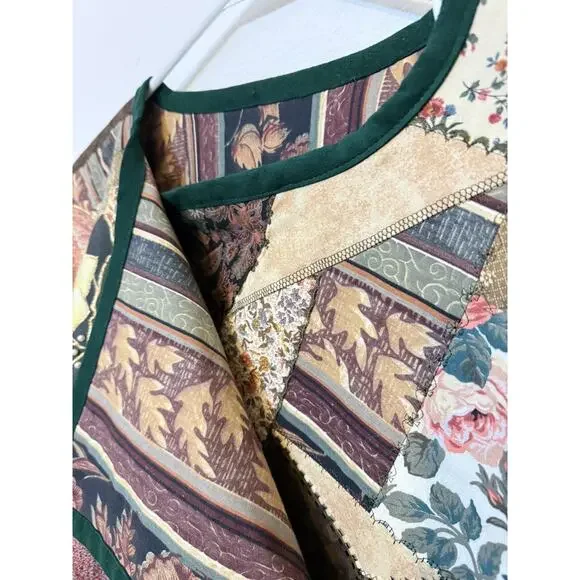 FESTIVAL Patchwork Quilt Large Jacket Upcycled Handmade Kimono Artsy New - Read - Picture 6 of 16